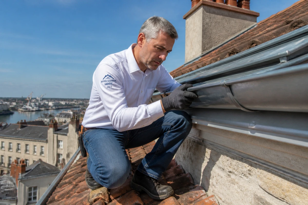 Débouchage gouttière Nantes
